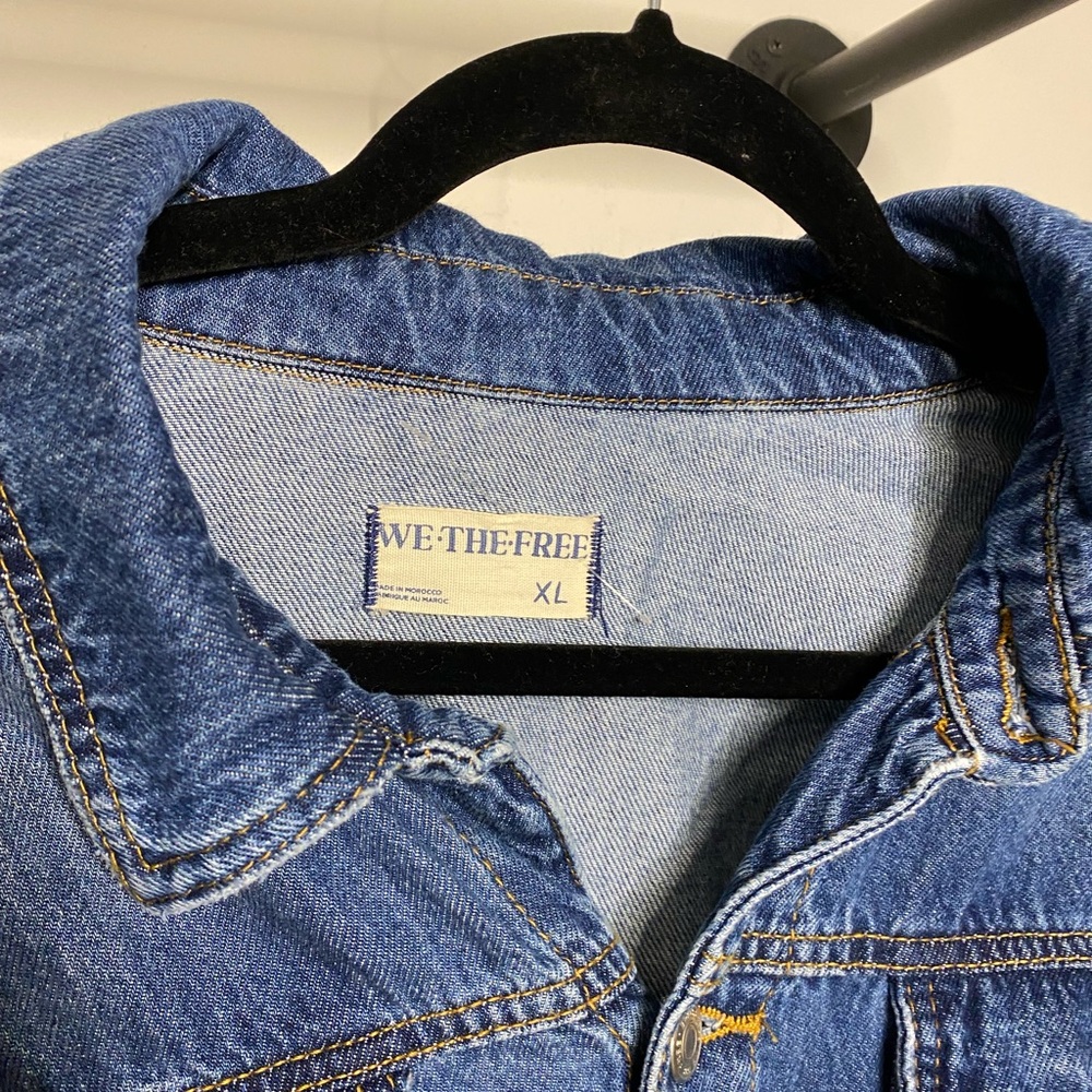 Free People Marci Denim Jumpsuit - Picture 6 of 12